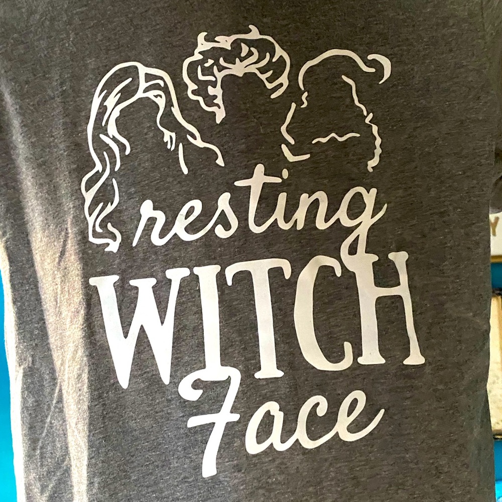 Resting Witch Face Hocus Pocus Tee